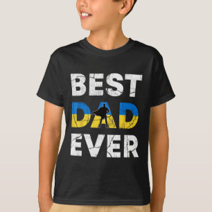 Camiseta El mejor papá ucraniano de Ucrania Día del Padre