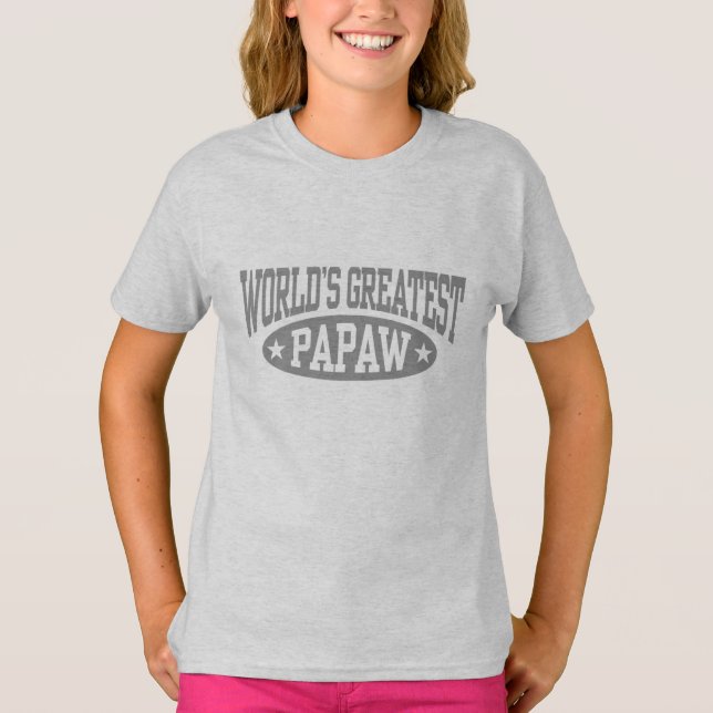 Camiseta El mejor PaPaw del mundo (Anverso)