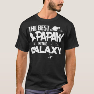 Camiseta El mejor Papaw en el regalo de ciencia ficción de 