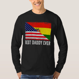 Camiseta El mejor papi de Bolivia Bandera Patriota Da
