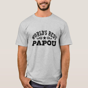 Camiseta El mejor papou del mundo