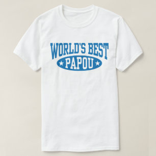 Camiseta El mejor papou del mundo