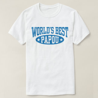 Camiseta El mejor papou del mundo