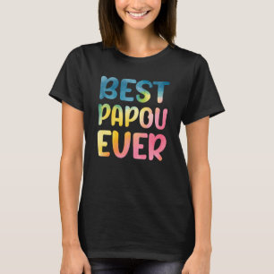 Camiseta El mejor Papou del padre de papou