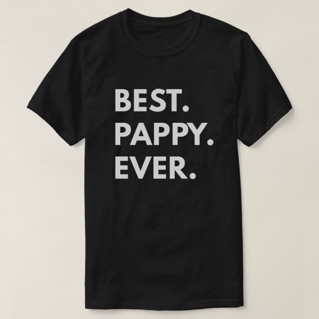 Camiseta El mejor Pappy nunca (Diseño del anverso)