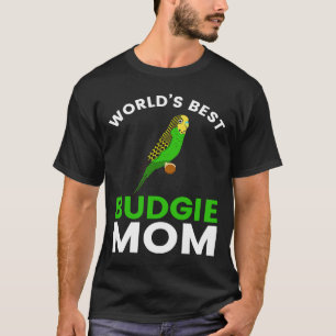 Camiseta El mejor paraíso de aves budistas de Budgie Mom de