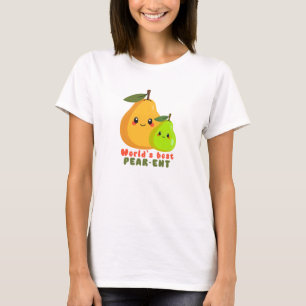 Camiseta El Mejor Pear-ente del Mundo Divertido