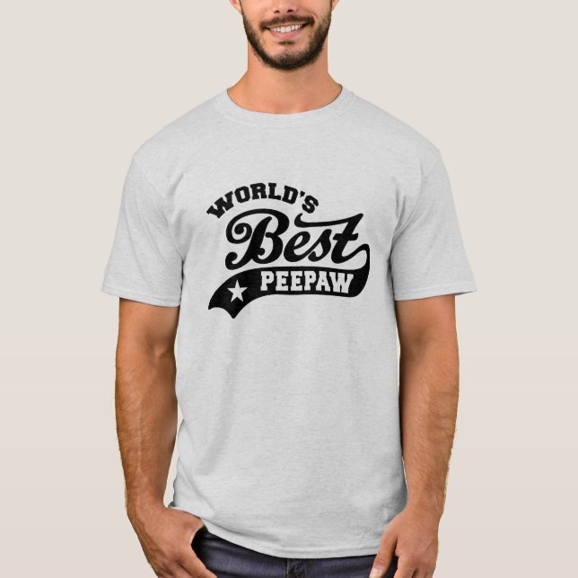 Camiseta El mejor peePaw del mundo (Anverso)