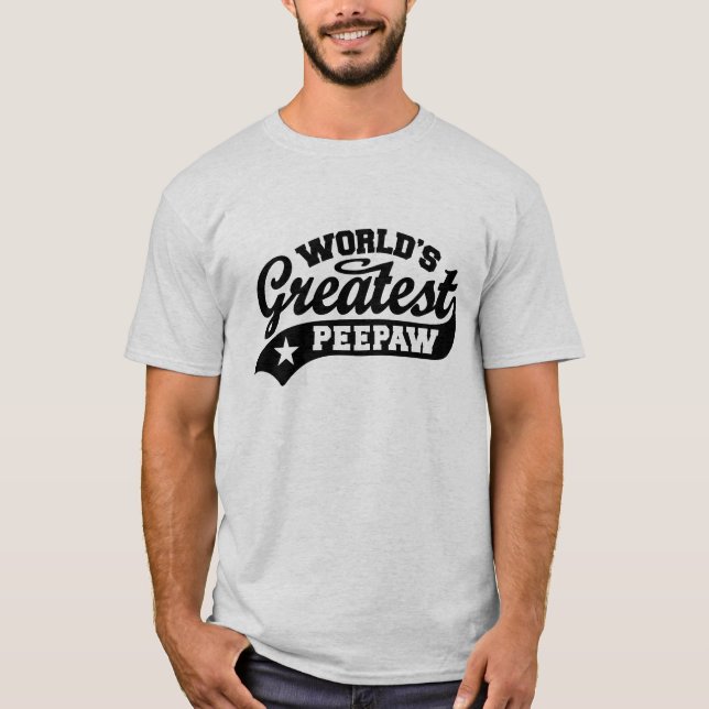 Camiseta El mejor peePaw del mundo (Anverso)