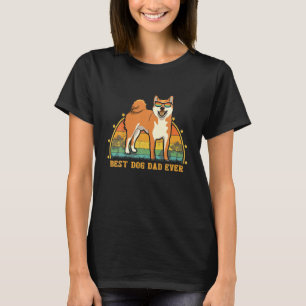 Camiseta El mejor perro chiba inu papá regalo jamás amante 