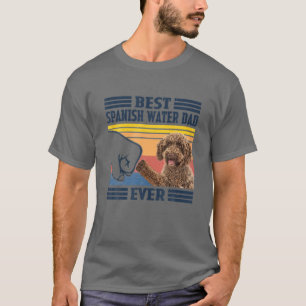Camiseta El mejor perro de agua español de papá en el dí