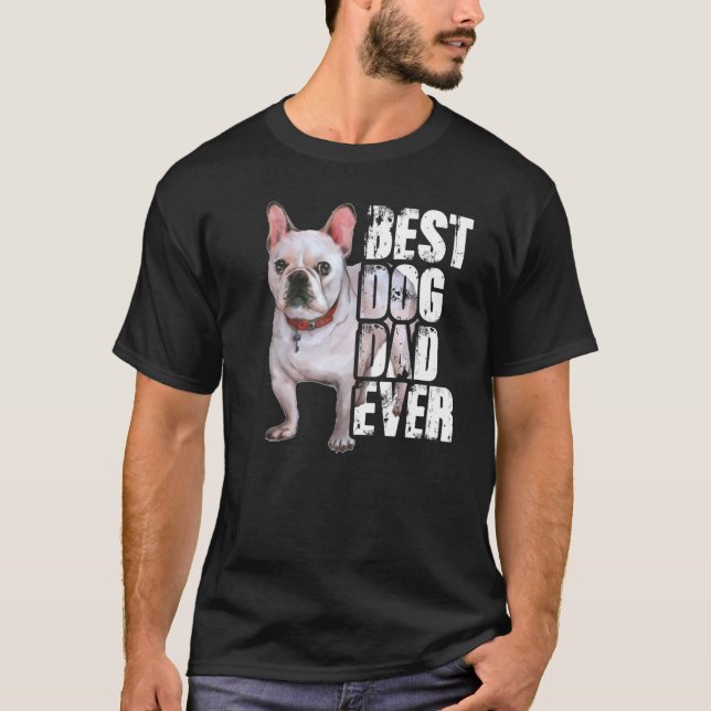 Camiseta El mejor perro de Bulldog de Francia (Anverso)