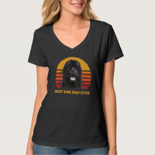 Camiseta El mejor perro de Terranova jamás papá de cachorro