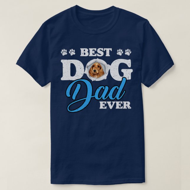 Camiseta El mejor perro de todos los años amante del Cocker (Diseño del anverso)
