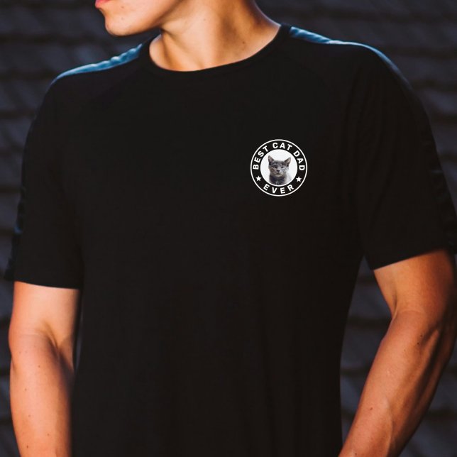 Camiseta El mejor perro del gato papá Personalizado foto ne (Subido por el creador)