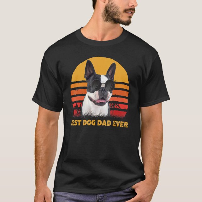 Camiseta El mejor perro del mundo de Boston jamás pipa gras (Anverso)