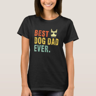 Camiseta El mejor perro del mundo del papa del toro del mun