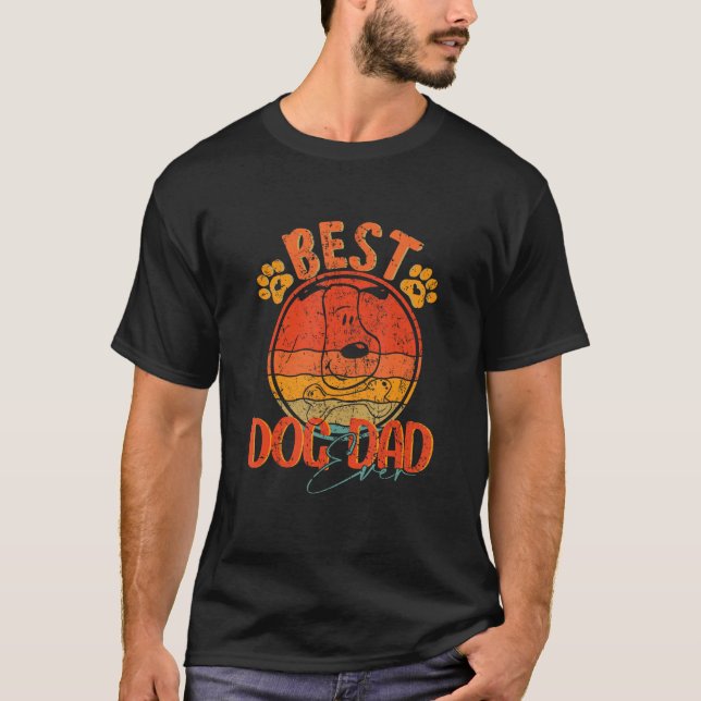 Camiseta El mejor perro del mundo papá del Guay Día del Pad (Anverso)