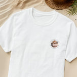 Camiseta El mejor perro del mundo, papá elegante, simple fo<br><div class="desc">Este diseño simple y clásico está compuesto por tipografía de la síspera y agrega una foto personalizado.</div>