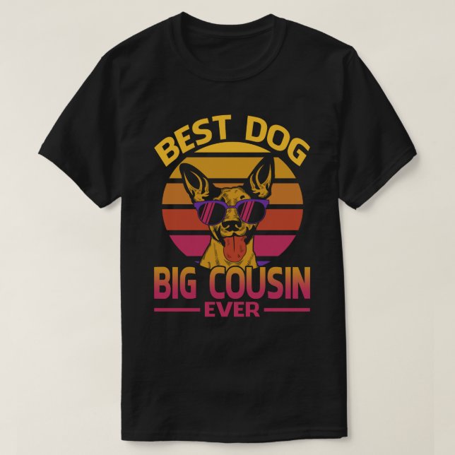 Camiseta El mejor perro gran amigo de siempre el día del pa (Diseño del anverso)