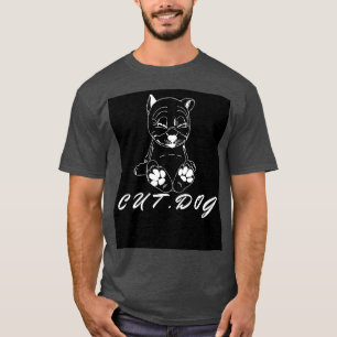 Camiseta el mejor perro lindo es clásico y mejor pegatina 