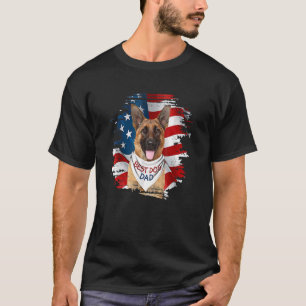 Camiseta El mejor perro pastor alemán se burla de padre de