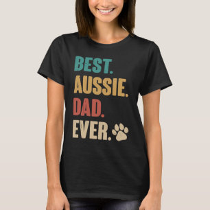 Camiseta El mejor perro pastor australiano de papá australi