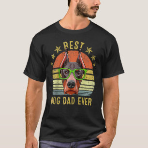Camiseta El mejor perro vintage de Doberman Pinscher