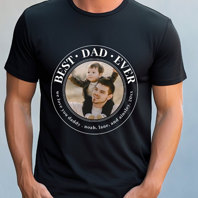 Camiseta El mejor Personalizado de papá del día del padre (Subido por el creador)