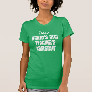 Camiseta El mejor Personalizado del mundo en asistente de p