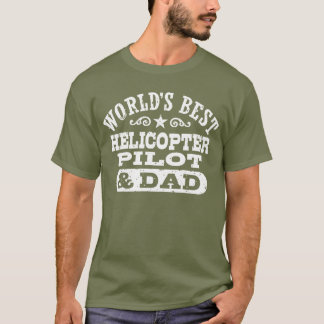 Camiseta El mejor piloto de helicópteros del mundo y la cam
