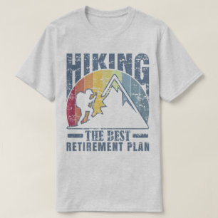 Camiseta El mejor plan de retiro para hacer senderismo por 