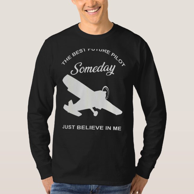 Camiseta El mejor plan piloto futuro (Anverso)