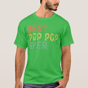 Camiseta El mejor PopPop jamás divertido vintage retro PopP
