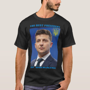 Camiseta El Mejor Presidente De Ucrania Volodymyr Zelensky
