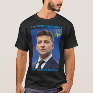 Camiseta El Mejor Presidente De Ucrania Volodymyr Zelensky