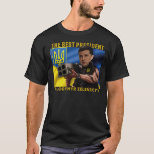 Camiseta El mejor presidente de Ucrania, Volodymyr Zelensky