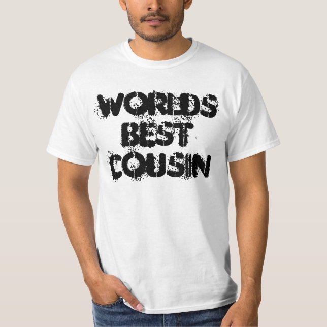 Camiseta el mejor primo    de los mundos (Anverso)
