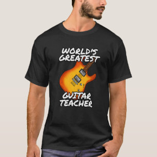 Camiseta El mejor profesor de guitarra del mundo: La música