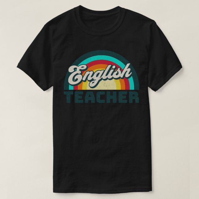 Camiseta El mejor profesor de inglés de la historia (Diseño del anverso)