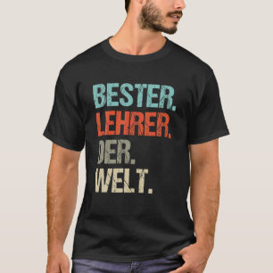 Camiseta El mejor profesor de la escuela mundial V