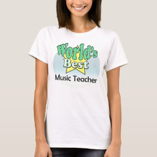 Camiseta El mejor profesor de música del mundo