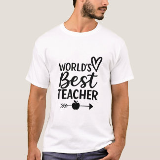 Camiseta El mejor profesor del mundo