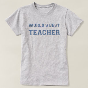 Camiseta El mejor profesor del mundo