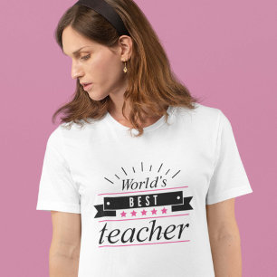 Camiseta El mejor profesor del mundo