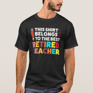 Camiseta El mejor profesor retirado