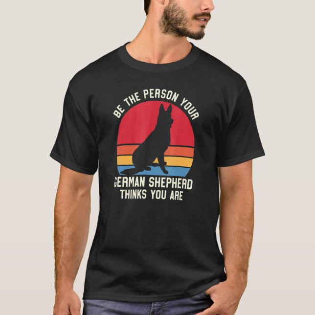 Camiseta El mejor propietario de perro, German Shepherd (Anverso)
