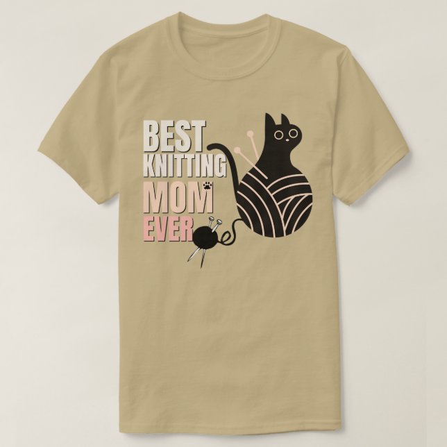 Camiseta El mejor regalo de mamá de punto para los amantes  (Diseño del anverso)