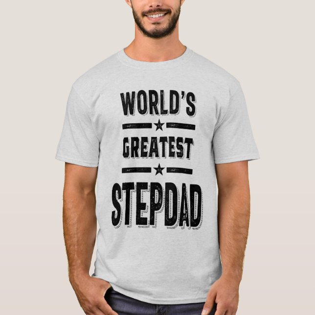 Camiseta El mejor regalo de padrastro de Step-Dad (Anverso)