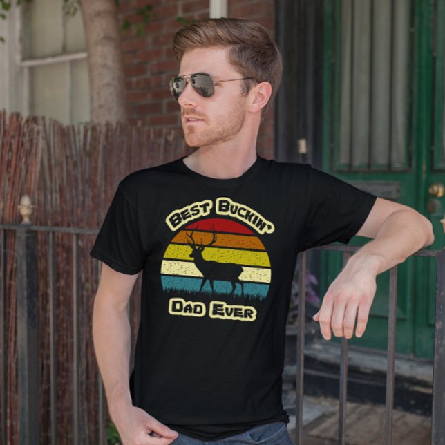 Camiseta El mejor regalo de papá de Buckin jamás cosechado (Subido por el creador)